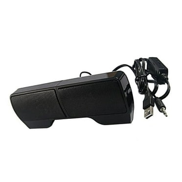 Desktop Computer Speakers Enhanced Bass Speaker Office 6.5X18CM Black