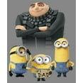 thumbnail image 2 of Boy's Despicable Me Father's Day #1 Dad  Performance Graphic Tee Charcoal Heather Large, 2 of 4
