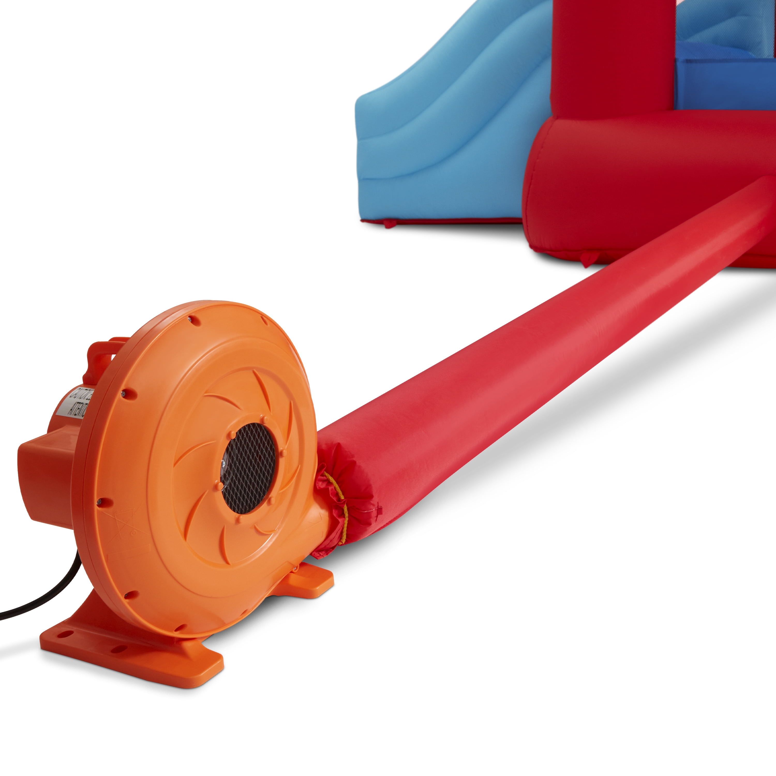Radio Flyer Backyard Inflatable Toddler Bounce House With Slide and Air Blower for Outdoor Use