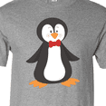 thumbnail image 4 of Inktastic Cute Penguin, Penguin With Red Bow Tie T-Shirt, 4 of 5