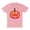 Pink, variant on Pumpkin Face Ombre Shirt Unisex Large White