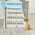 thumbnail image 2 of PETMAKER 4-Panel Indoor Foldable Pet Gate for Stairs or Doorways (White), 2 of 7