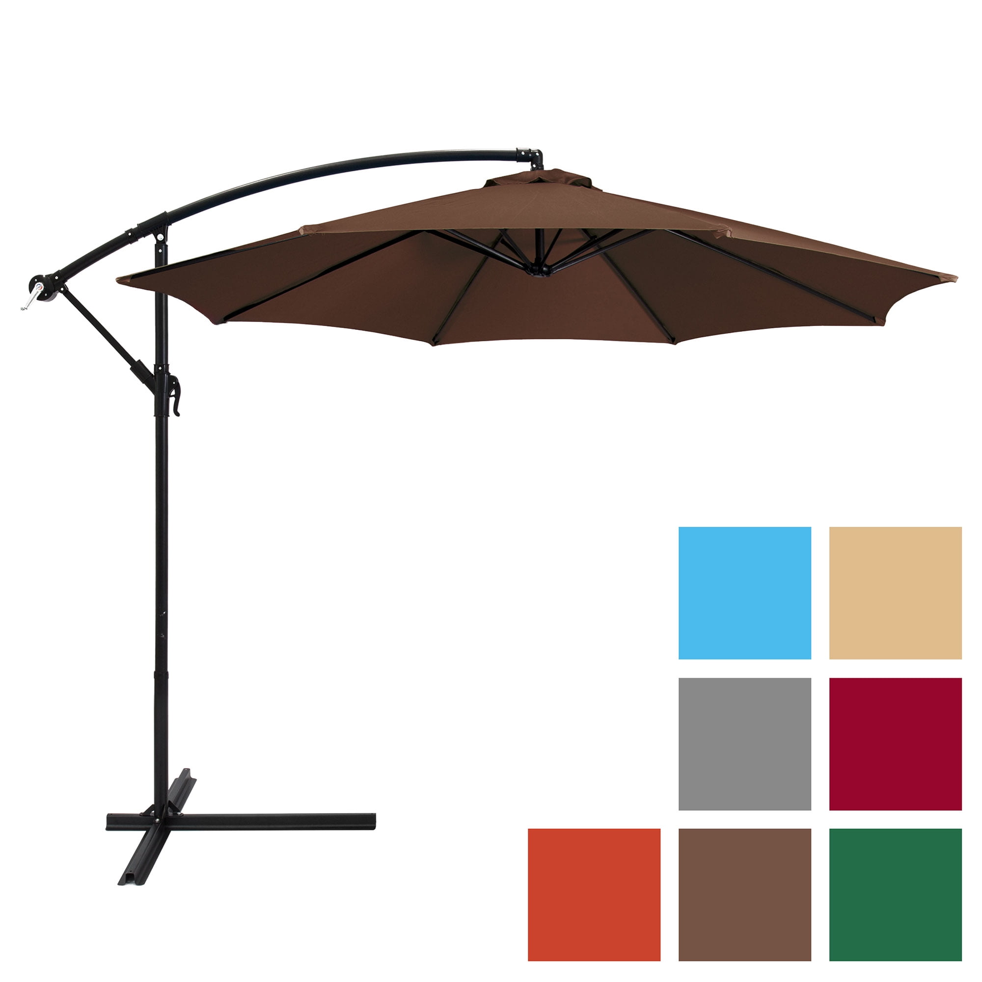 Best Choice S 10ft Offset Hanging Outdoor Market Patio Best Choice S 10ft Offset Hanging Outdoor Market Patio Umbrella Com