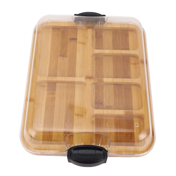 Tablero de Charcutería Cubierto, Tablero de Corte de Bambú para Cocina