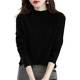 thumbnail image 1 of CashmereSweaterForWomen100%CashmereLightweightLongSleeveCrewNeckKnittedSweater, 1 of 4