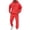 Watermelon Red&31^0709K, variant on Fabrcox M-5XL Sweatsuits for Men 2 Piece Fleece Lined Mens Hoodie and Jogger Set Causal Athletic Gym Sweatshirt Joggers Mens Track Suit Set 4XL
