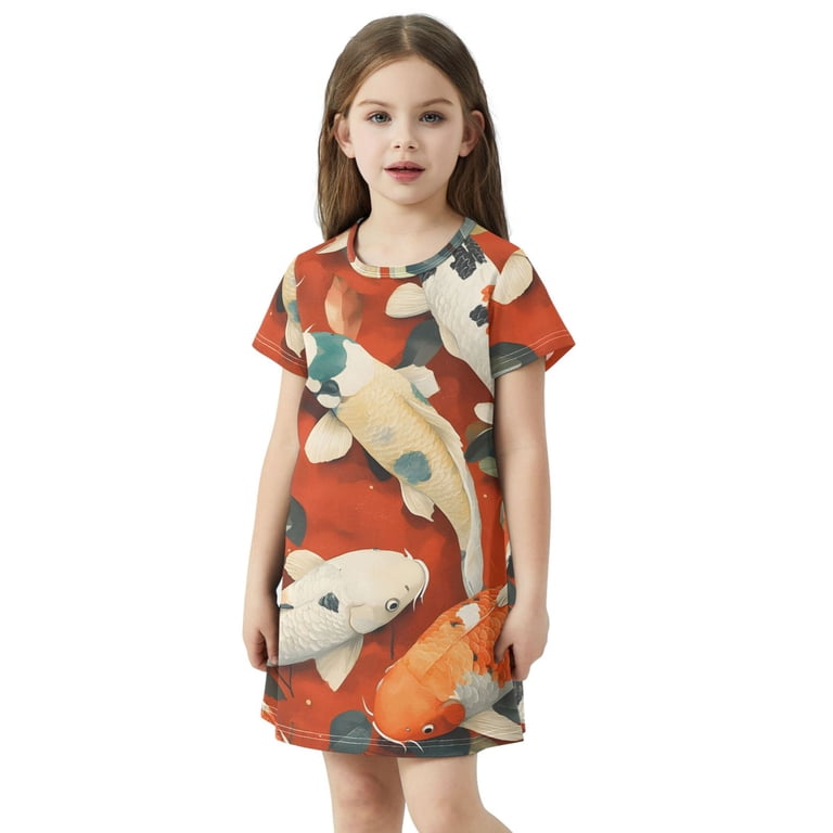 red koi fish dress Red Koi Fish Top Dress by Farm Rio