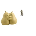 thumbnail image 1 of Sujetalibros decorativos, estatua de caballero, figurita, soporte de estante, material de resina, adecuado para oficina, hogar, sala de estar, dormito, 1 of 8