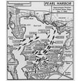 thumbnail image 2 of Map Of Pearl Harbor With Location Of Ships Just Prior To The Japanese Attack On Dec. 7 History, 2 of 2