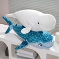 thumbnail image 6 of Realistic Ocean Stuffed Animal Doll Shark Pillow - Cute Whale Plush Soft Home Chair Cushion - 29.5'', 6 of 12