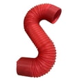 thumbnail image 1 of de entrada de aire frío Flexible tubería de de alimentación de conducto de aire frío fácil instalación DIY tubo de entrada de aire Rojo 76 mm de diámetro, 1 of 9