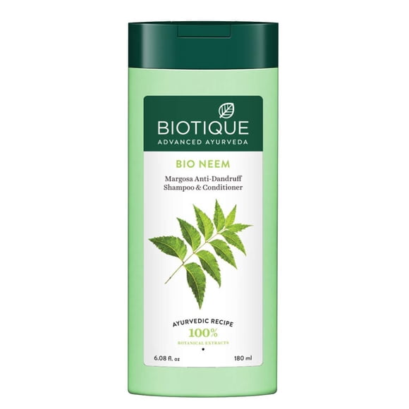 Biotique Bio Neem Margosa Champú y Acondicionador Anticaspa 180ml