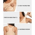 thumbnail image 6 of Attraco Women Tank Top with Shelf Bra Racerback Workout Yoga Tops Undershirt Pack of 2, 6 of 8