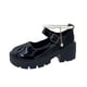thumbnail image 2 of Zapatos británicos de suela gruesa para mujer, sandalias de Cosplay de tacón alto Vintage para niñas y estudiantes Wmkox8yii  shkj1129, 2 of 9