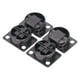 thumbnail image 1 of Bisagra De Puerta De Gabinete, 2 Piezas, Superficie Chapada En Cobre, Bisagras De Cierre Suave, Resistencia A La Corrosión, 90 Grados, Negro Para Puerta Abatible Hacia Abajo, 1 of 7
