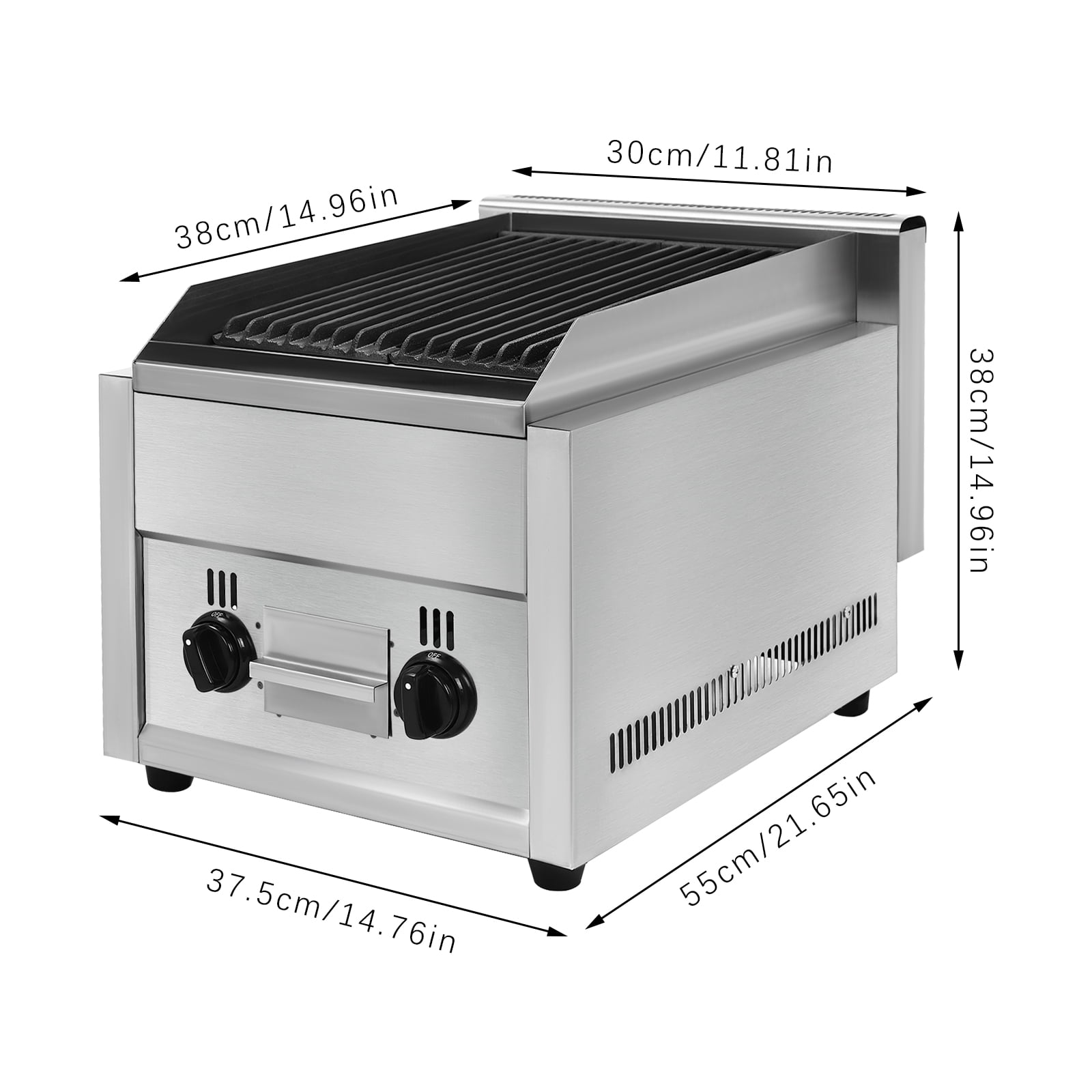 Wildnix 6-Head BBQ Propane Gas Grill, &nbsp; Stainless Steel, Easy-to-Clean, Ideal for Outdoor Picnics and Backyard BBQs, with Six Separate Heat Controls