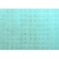 thumbnail image 1 of Ahgly Company Indoor Rectangle Abstract Light Blue Modern Area Rugs, 4' x 6', 1 of 4
