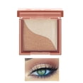 thumbnail image 1 of Glazed Light Two Color Lazy Eye Shadow Plate Simple Waterproof Beginner Long Lasting Color Rendering Eye Shadow Without Makeup, Makeup Eye Shadow, 1 of 9