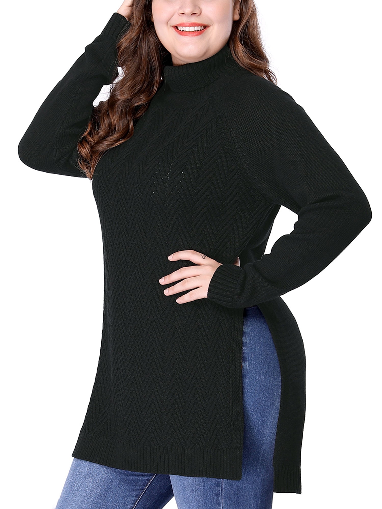 walmart women's plus sweaters