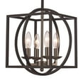 thumbnail image 6 of Trans Globe Lighting 11184 AG-BK Arzio 4 Light 12" Wide Pendant - Gold, 6 of 7