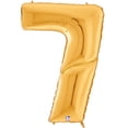 thumbnail image 2 of Gold Number 7 Gigaloon Giant Balloon 4 Ft Tall, 2 of 2