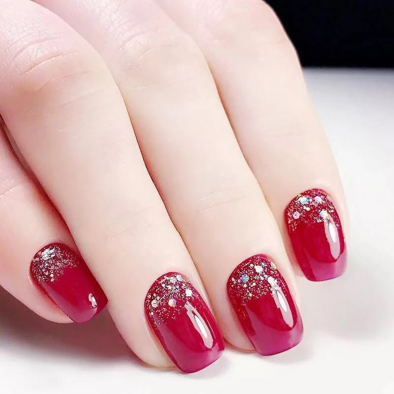 Red nails are for life not just for christmas 😚 #fypシ #myleebuilderge... |  TikTok