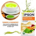 Tipson Organic Matcha Tea Infusions Matcha Turmeric and Passion Fruit