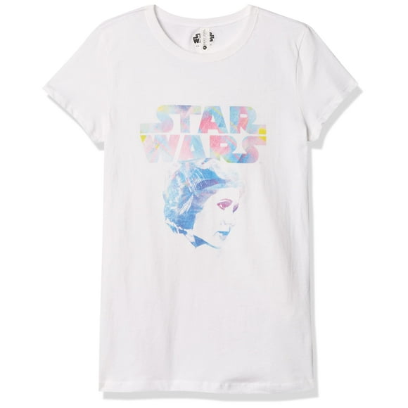 Girl's Star Wars Modern Princess Leia Profile  T-Shirt - White - X Small