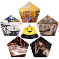 thumbnail image 5 of Juego de 3 timbres de servicio, timbres de llamada, timbre de mesa, timbre de mostrador, timbre de recepción, timbre para cocina, hotel, restaurante, bar, oficina, escuela, 5 of 5