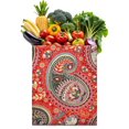 thumbnail image 1 of Mandala Inspired Paisley Reusable Shopping Bag - Foldable Fabric Tote with Bohemian Floral Design, Large Capacity & Washable, 1 of 6