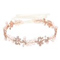 thumbnail image 1 of Ammei Tocado Diademas nupciales de lujo de oro rosa con perlas genuinas de agua dulce Enredaderas para el cabello Tocados de boda para novias Damas de honor Accesorios para el cabello de fiesta con ci, 1 of 5