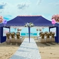thumbnail image 4 of COBIZI Canopy Tent 10X20 Pop-up Canopy with Trolley Case and Rolled Edges,Instant Portable Tent for Outdoor Events,Great for Parties,Weddings,Camping and Beach,Dark Blue, 4 of 7