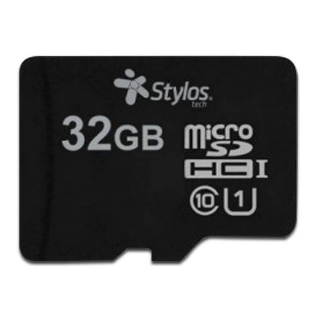 Memoria Stylos MicroSD de 32GB Color Negro STMSDS3B