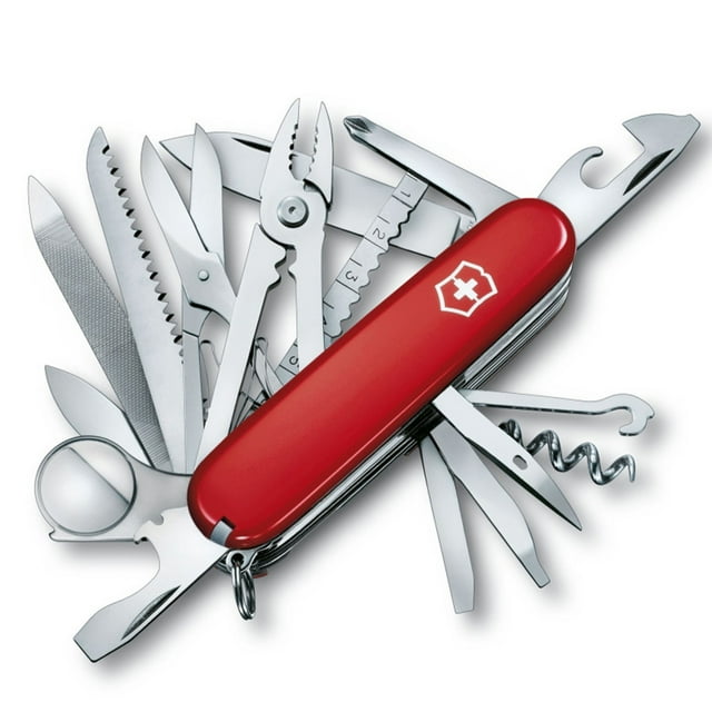 Navaja Multiusos Victorinox Swisschamp Roja 33 Funciones Táctica Suiza