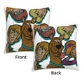 thumbnail image 3 of Fundas de almohada de terciopelo de Scooby-Doo, fundas de almohada decorativas suaves y acogedoras con cremallera oculta para dormitorio, sofá, sillón, funda de almohada de terciopelo, 3 of 8