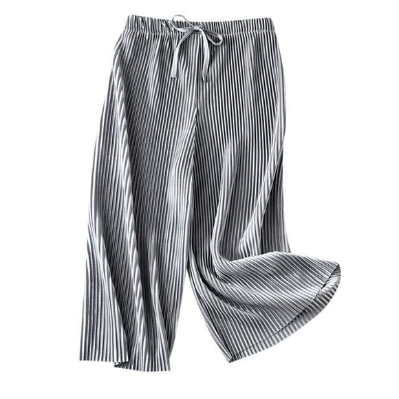 Toddler Girls Pants Wide Leg Lightweight Casual Elastic Waist Straight Leg Loose Kids Bottoms Trousers Size 4-5T,Grey