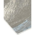 thumbnail image 5 of 4' X 6' Gray Ivory And Blue Abstract Area Rug, 5 of 10