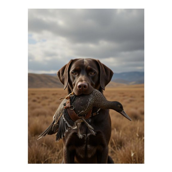 Diamond Art Kit for Adults, Dog With Duck In Field Diamond Painting for Adults Beginners, 5D DIY Diamond Art Painting Kits, Colorful Diamond Painting Craft for Home Decor 12x16