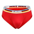 thumbnail image 4 of Sngxgn Men's Underwear Boxer Briefs, Cool Comfort Breathable Underwear(Red,M), 4 of 6