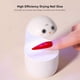 thumbnail image 2 of Mini Portable Nail Dryer Lamp Home Use Lovely Dual Light Source Nail Drying Machine, 2 of 5