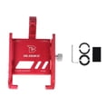 thumbnail image 2 of Soporte para teléfono de bicicleta con clip para manillar de teléfono, resistente al agua, para motocicletas de 3,5" y más rojo, 2 of 9