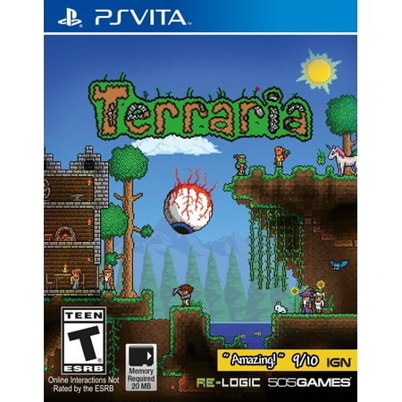 Terraria, 505 Games, PlayStation Vita, (Best Upcoming Vita Games)