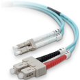 thumbnail image 1 of Câble de Réseau à Fibre Optique OM3 LC à SC 10 Gig Aqua 3 Mètres (10 Pi), 1 of 1