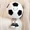 football, variant on Basketball Plush Pillow, Soft Sports Decorative Cushion with Legs for Sofa Bedroom Bed Home Decor