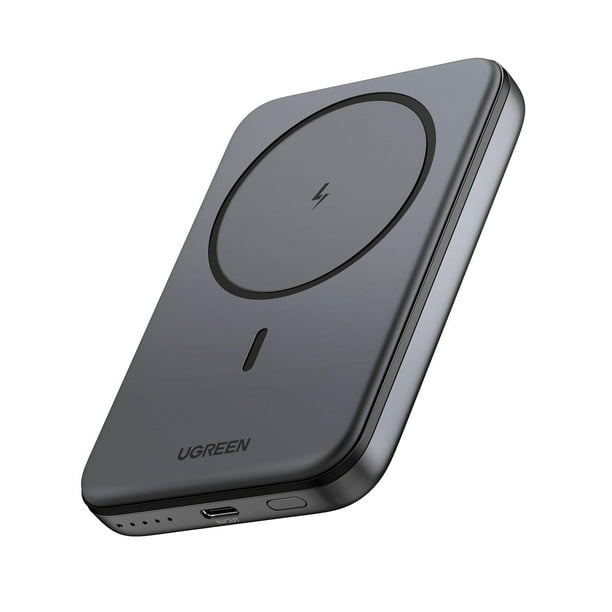 UGREEN 5000mAh Power Bank Inalámbrico 15W, USB C Cargador Portátil Magnético Carga Rápida, Powerbank Batería Externa Compatible con iPhone 17/16/