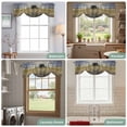 thumbnail image 6 of Tie Up Valances for Windows, Spring Floral Adjustable Valance Curtains Window Treatment for Living Room, Modern Oil Painting Summer Botanical Pastoral Rod Pocket Kitchen Curtains & Drapes 60x18 Inch, 6 of 9