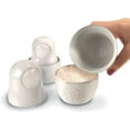 thumbnail image 4 of M-CUPS Matryoshka Measuring Cups, Set of 6, Russian Doll Nesting Measuring Cups, White, 4 of 4