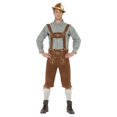 thumbnail image 1 of Smiffys Mens Deluxe Traditional Hans Bavarian Costume Set, 1 of 5