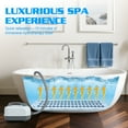thumbnail image 6 of Jnismy Spa Bubble Machine Adjustable 6 Speed Bubbles Remote Control Fits Most Bathtubs Bottom with Suction Cups Bathing Nonslip Electric Air Pump,Inflatable Pillow And Remote,Home Large Size Bathroom, 6 of 13