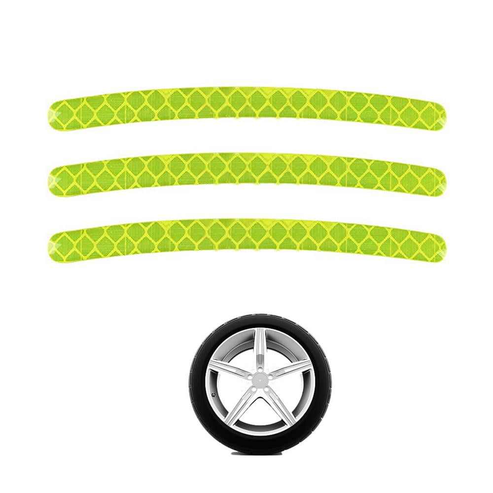 Safety Wheel Body Sticker: Waterproof Pvc Reflective - Temu